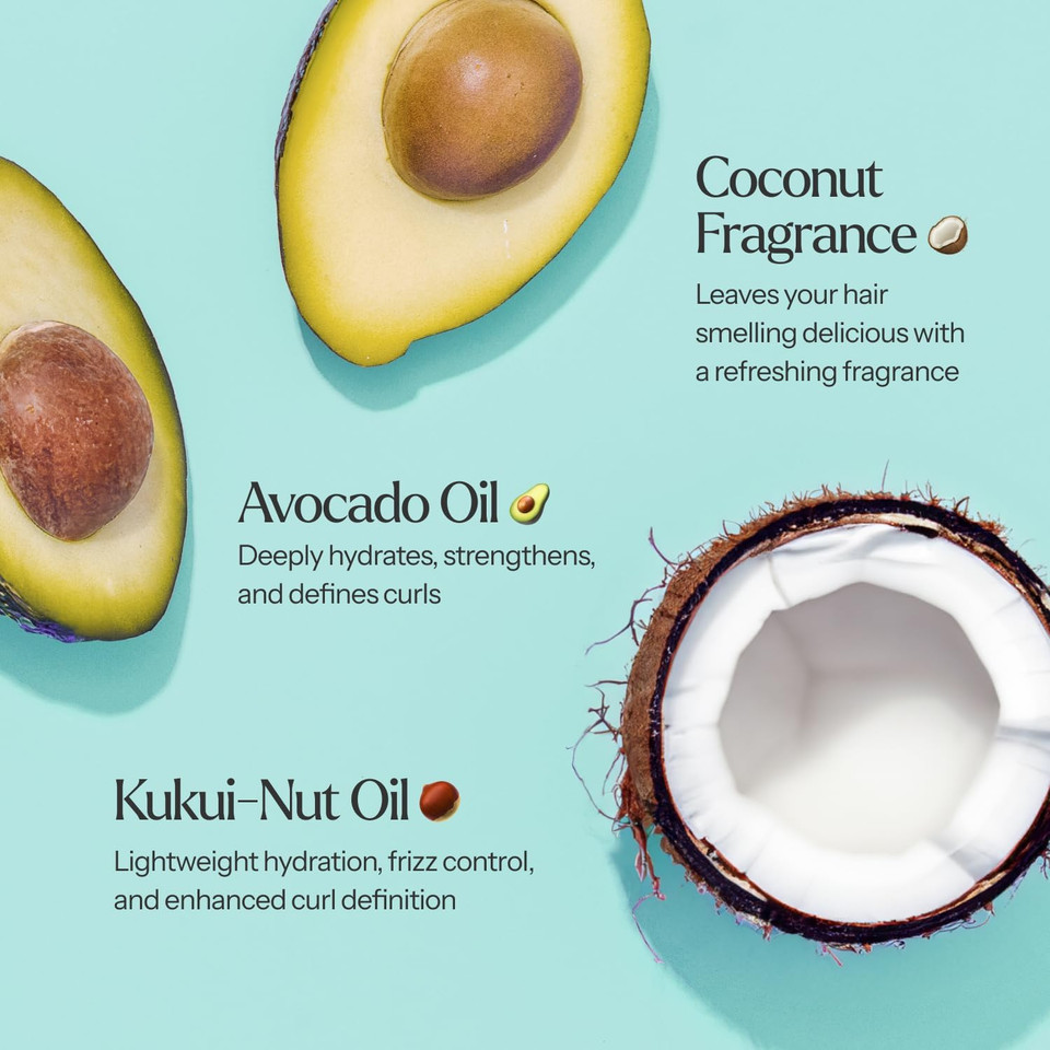 Only Curls All Curl Conditioner, 300ml, Curly Hair Care Conditioner, Silicone-Free, Gentle Formula, Hydrating, Gentle & Detangling, Soft, Defined, Frizz-Free Curls, For All Curly Hair Types