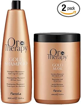 Oro Therapy Illuminating Mask Set 1000ml with Free Shampoo 1000ml