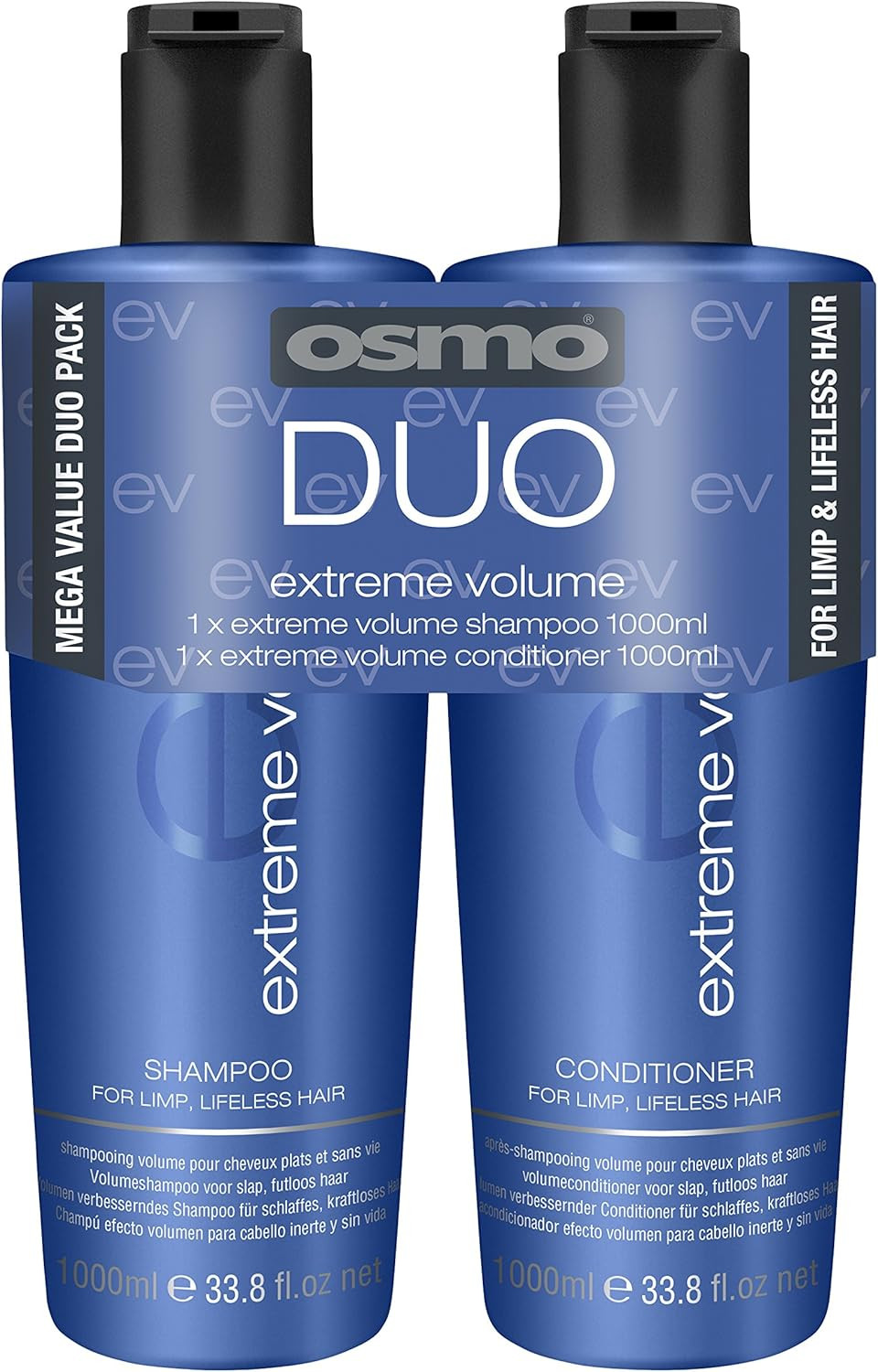 OSMO Extreme Volume Shampoo 1 Litre/Conditioner 1 Litre