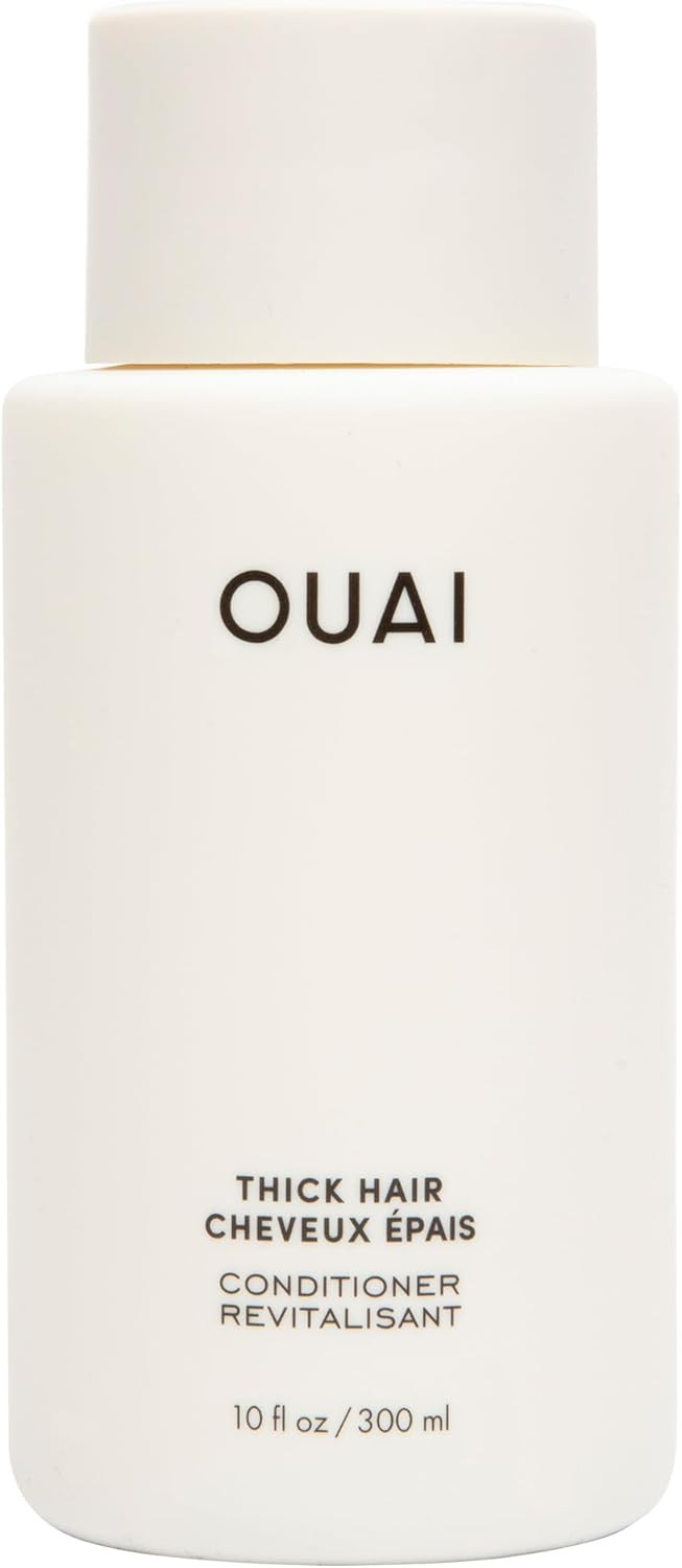 OUAI Thick Hair Conditioner Refill - Moisturizing Conditioner for Dry, Frizzy Hair - Keratin, Marshmallow Root, Shea Butter and Avocado Oil - Paraben, Phthalate and Sulfate Free Hair Care - 946ml