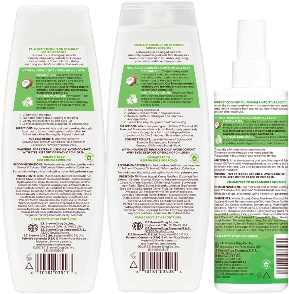 Palmer's Coconut Oil Formula Moisture Boost Hair Care Set