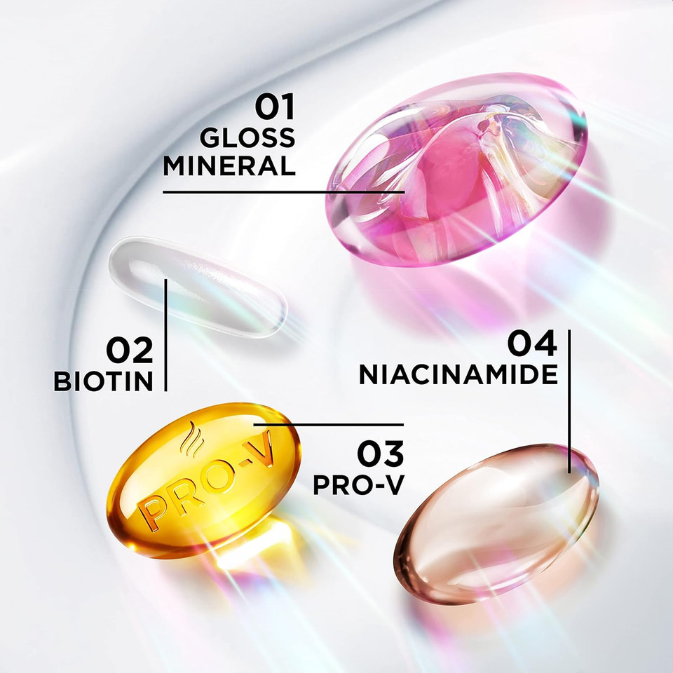 Pantene Biotin Leave In Conditioner for Coloured Hair, 145ml, Colour Hair Gloss, Hydrating Conditioner