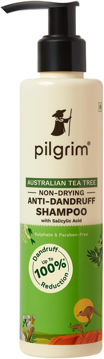 Pilgrim Australian Tea Tree Anti-Dandruff Shampoo And Conditioner, 2 Count