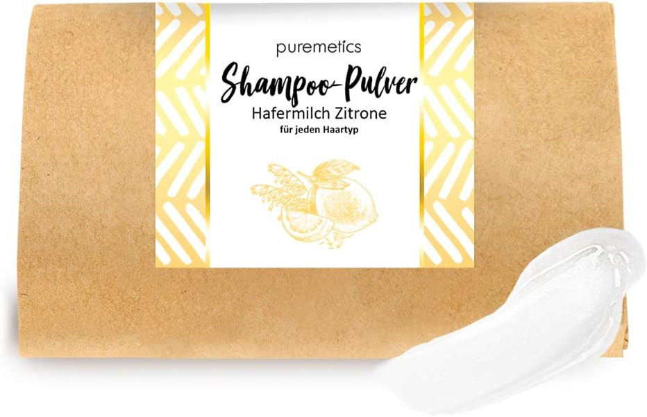 puremetics Shampoo Powder "Oat Milk Lemon" (For All Hair Type)