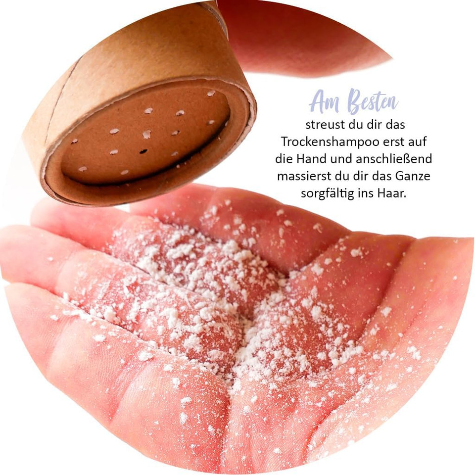 puremetics Refill Pack: Dry Shampoo 'Sensitive 'Blonde' | Dry Shampoo for Sprinkling | Dry Shampoo without Plastic and Aerosols