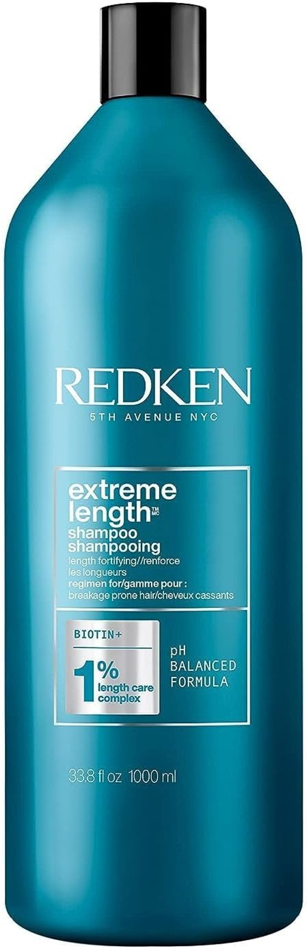 REDKEN Shampoo, Biotin, For Longer, Stronger Hair, Extreme Length