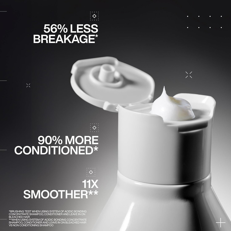 REDKEN Acidic Bonding Concentrate Discovery Set, With Shampoo, Conditioner & Leave-In Treatment, Strengthens Bonds, Repairs Damage & Protects Colour Treated Hair, 75ml, 50ml &150ml