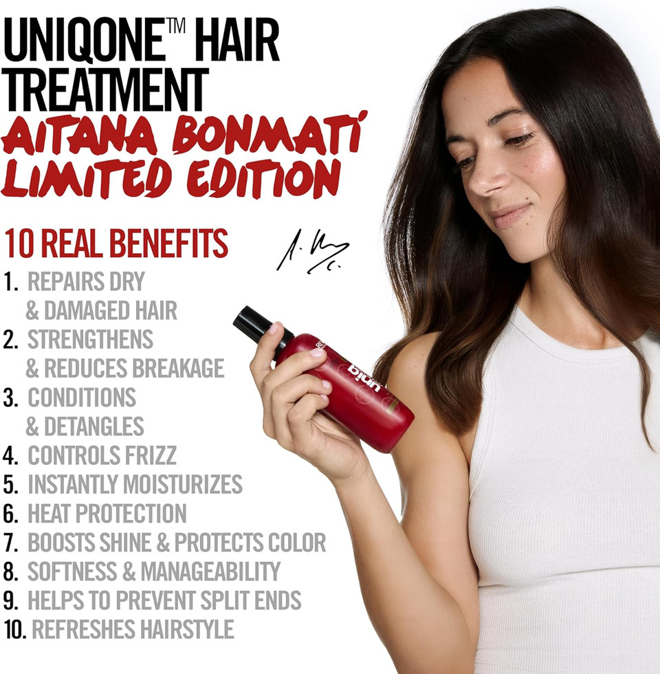 Revlon Professional UniqOne Aitana Bonmatí Limited Edition Hair Treatment, Multi-Benefit Leave-In Hair Treatment, 150ml