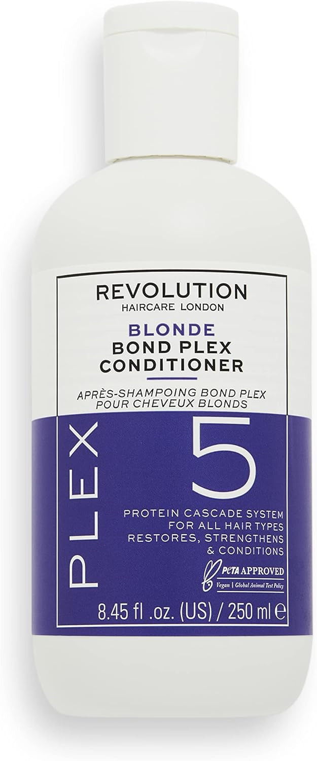 Revolution Beauty London Revolution Haircare London Blonde Plex 5, Bond Plex Conditioner, Hair Conditioner for Blondes, 250 ml