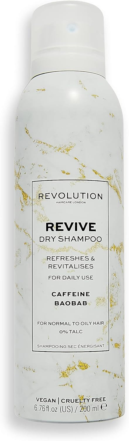 Revolution Haircare London Revive Dry Shampoo, No Rinse Spray, Vegan and Cruelty-Free, 200ml