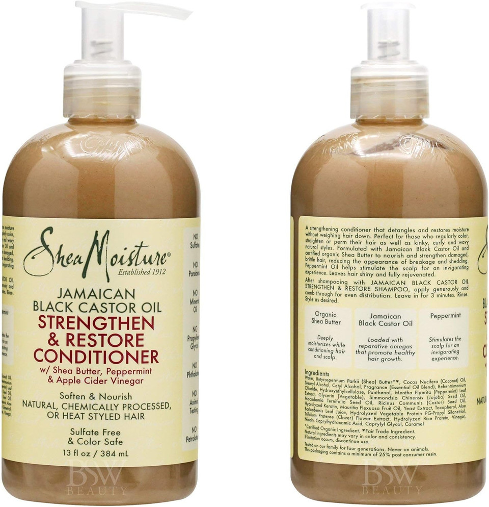 Shea Moisture - Jamaican Black Castor Oil Shampoo & Conditioner Set