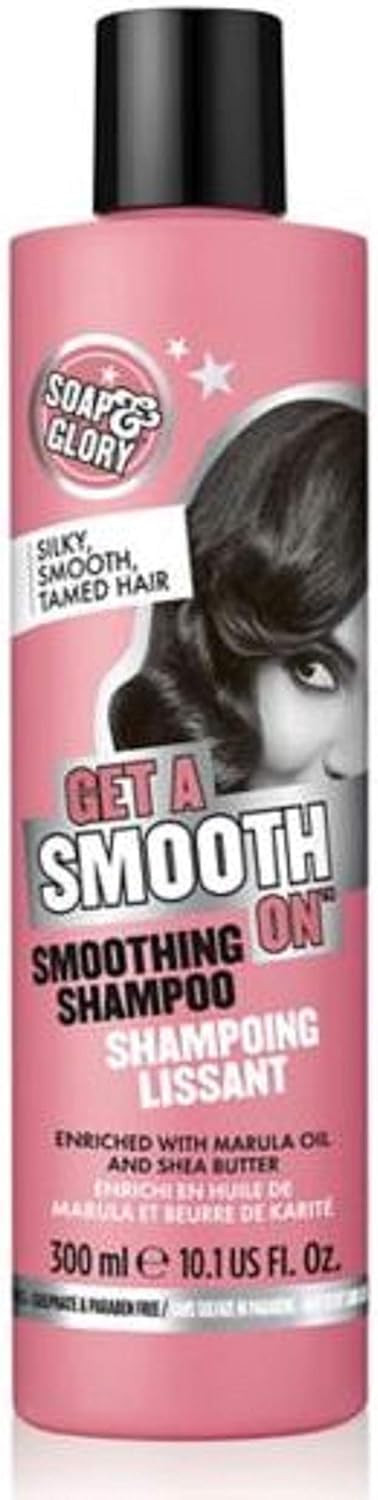 Exclusive New Soap & Glory GET A SMOOTH ON Smoothing Shampoo 300ml 10.1oz