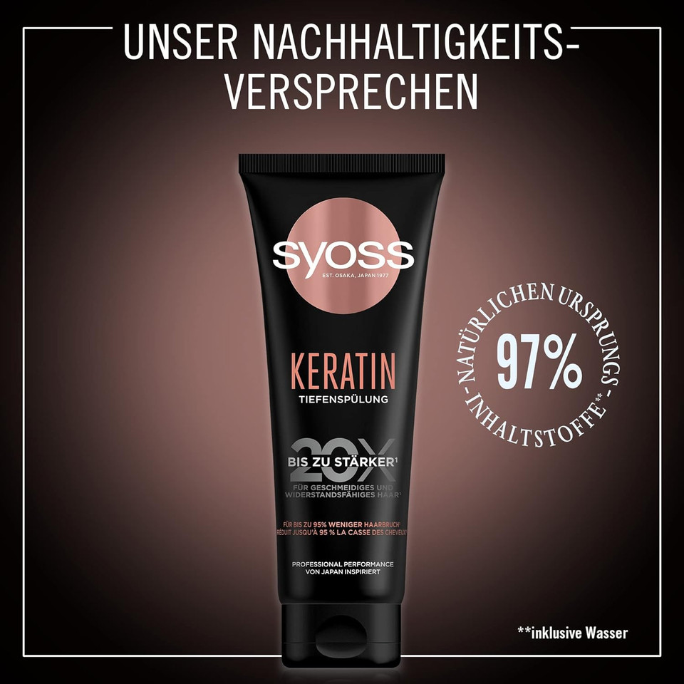 SYOSS Keratin Deep Rinse Conditioner 250 ml