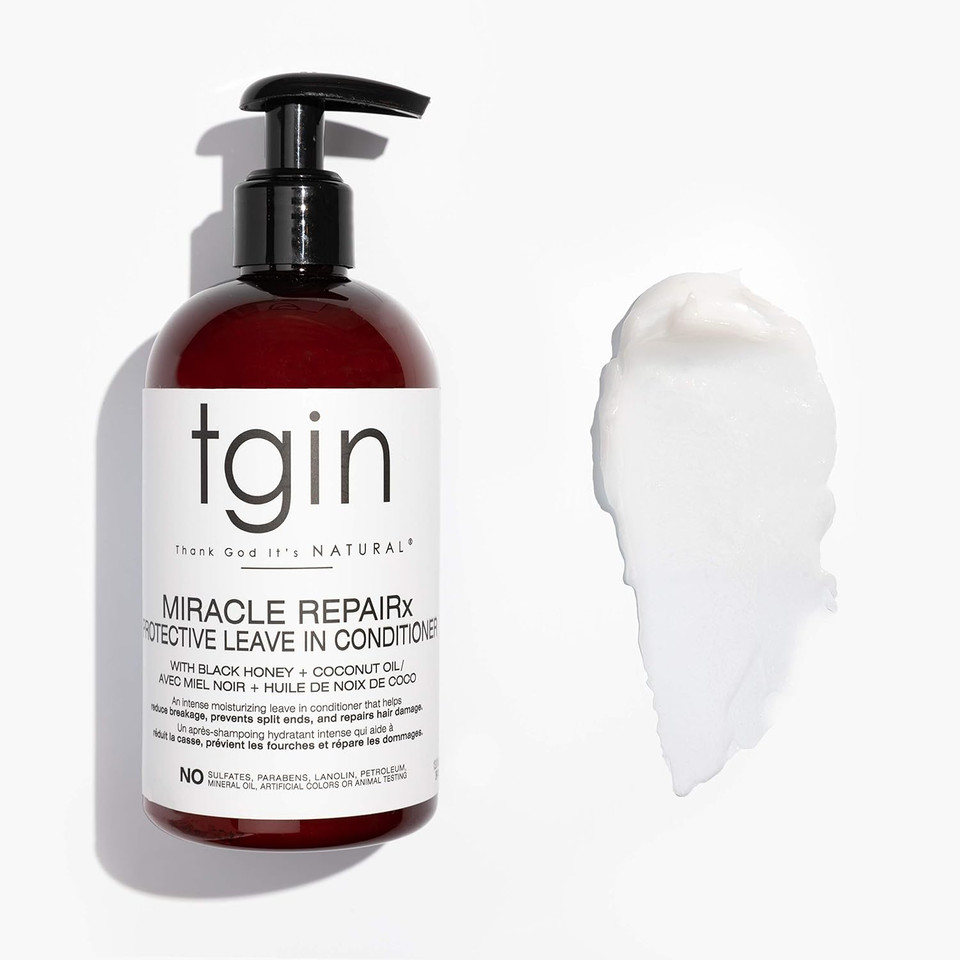 tgin Miracle Repair Protective Leave In Conditioner For Natural, Dry, Curly Hair - 13 Oz