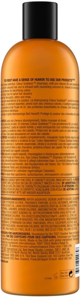 Tigi Bed Head Color Goddess Duo Pack for colored hair (shampoo 750ml and conditioner 750ml)