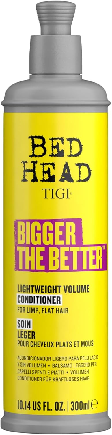 Bed Head by TIGI - Bigger The Better Hair Volume Conditioner - Ideal for Fine Hair - 300 ml