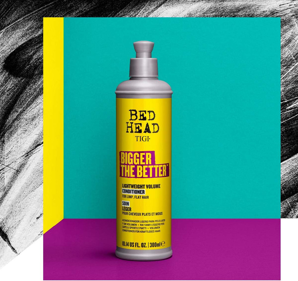 Bed Head by TIGI - Bigger The Better Hair Volume Conditioner - Ideal for Fine Hair - 300 ml