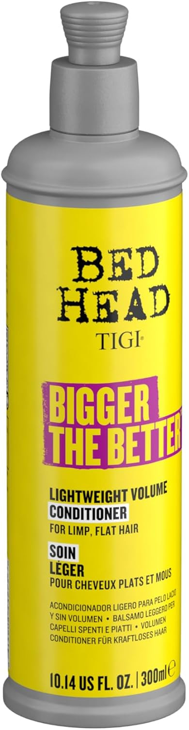 Bed Head by TIGI - Bigger The Better Hair Volume Conditioner - Ideal for Fine Hair - 300 ml