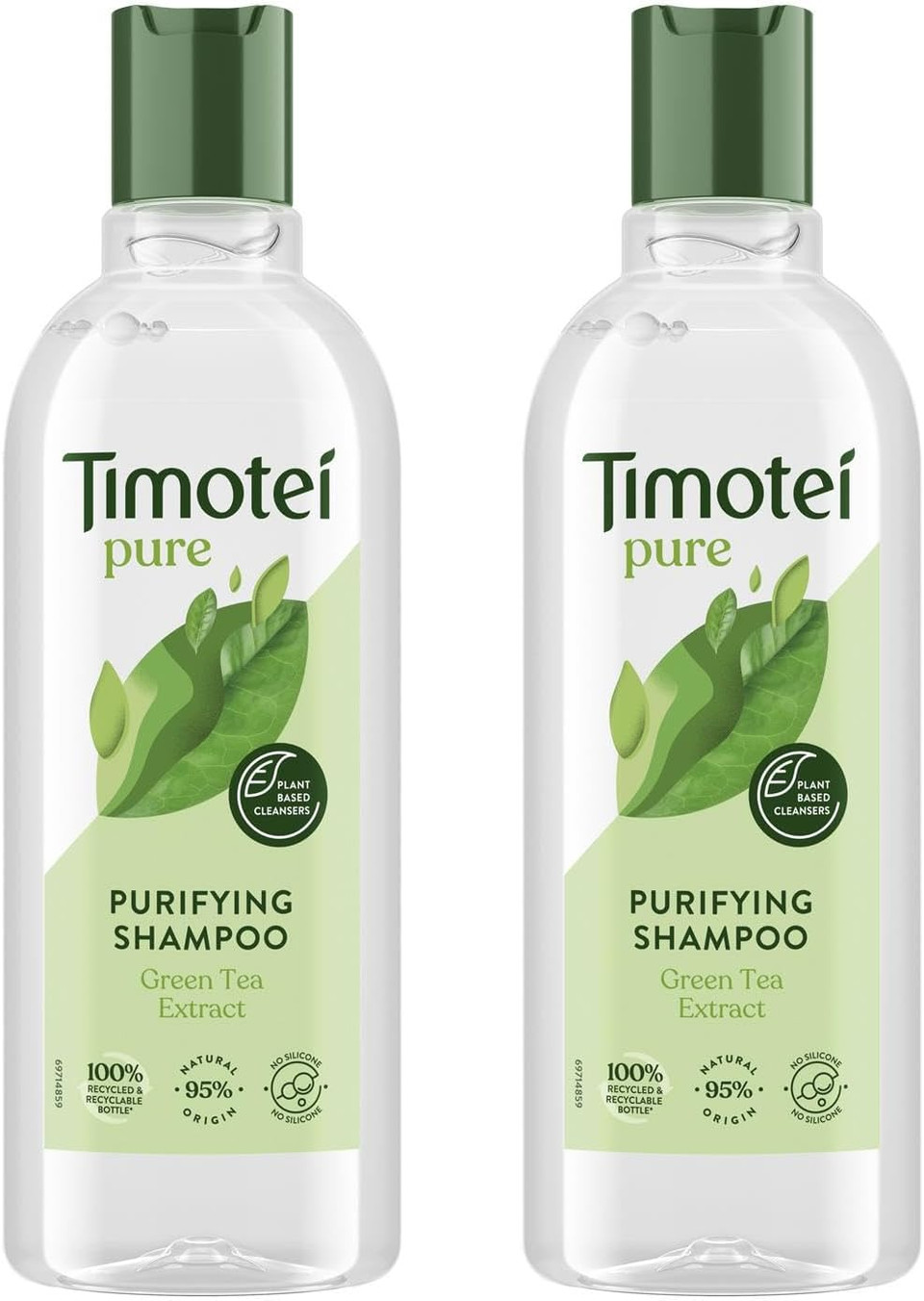 Timotei Shampoo, Conditioner or Mask Silicon-Free Made from Natural Herbal Ingredients and Plant Based Detanglers Suitable for All Types of Hair 300ml, 2 Pack (Purifying Shampoo) Timotei Shampoo, Conditioner or Mask Silicon-Free Made from Natural Herbal Ingredients and Plant Based Detanglers Suitable for All Types of Hair 300ml, 2 Pack (Purifying Shampoo)