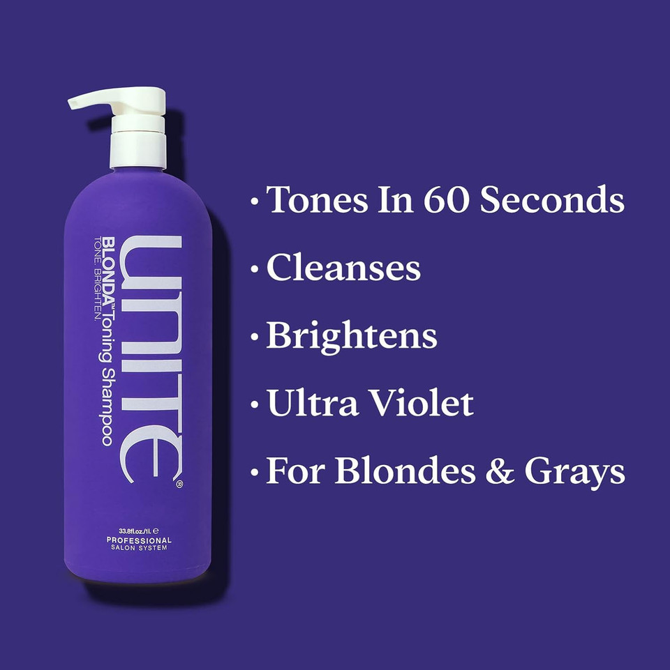 Unite Blonda Shampoo Toning For Unisex 33.8 oz Shampoo
