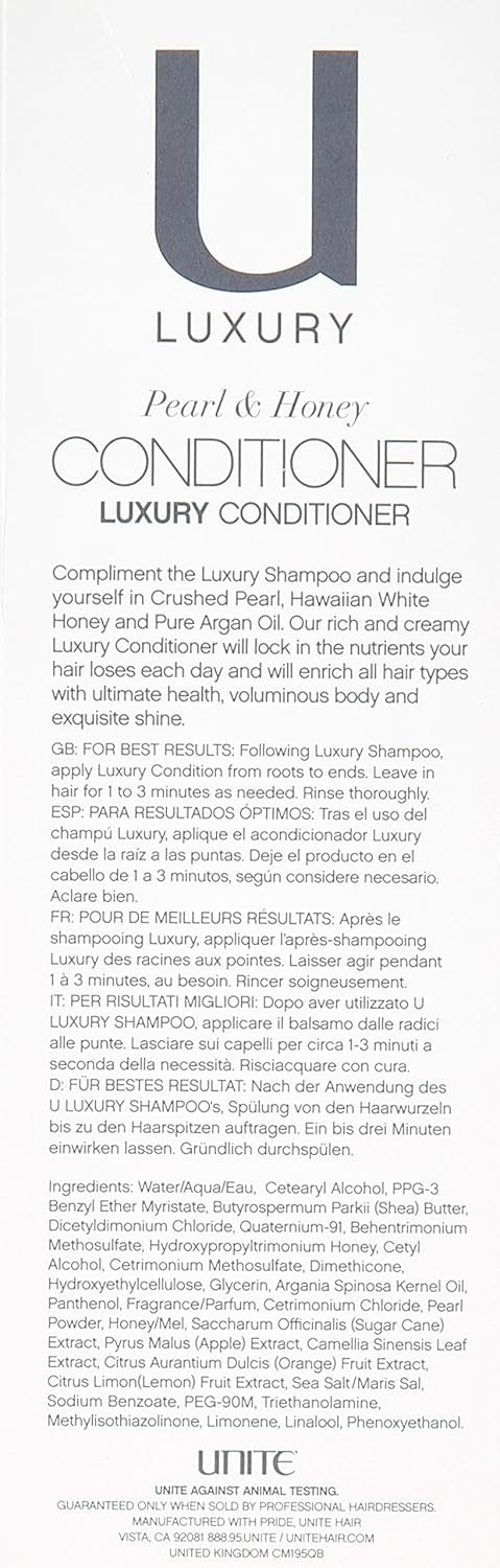 Unite U Luxury Conditioner For Unisex 8.5 oz Conditioner