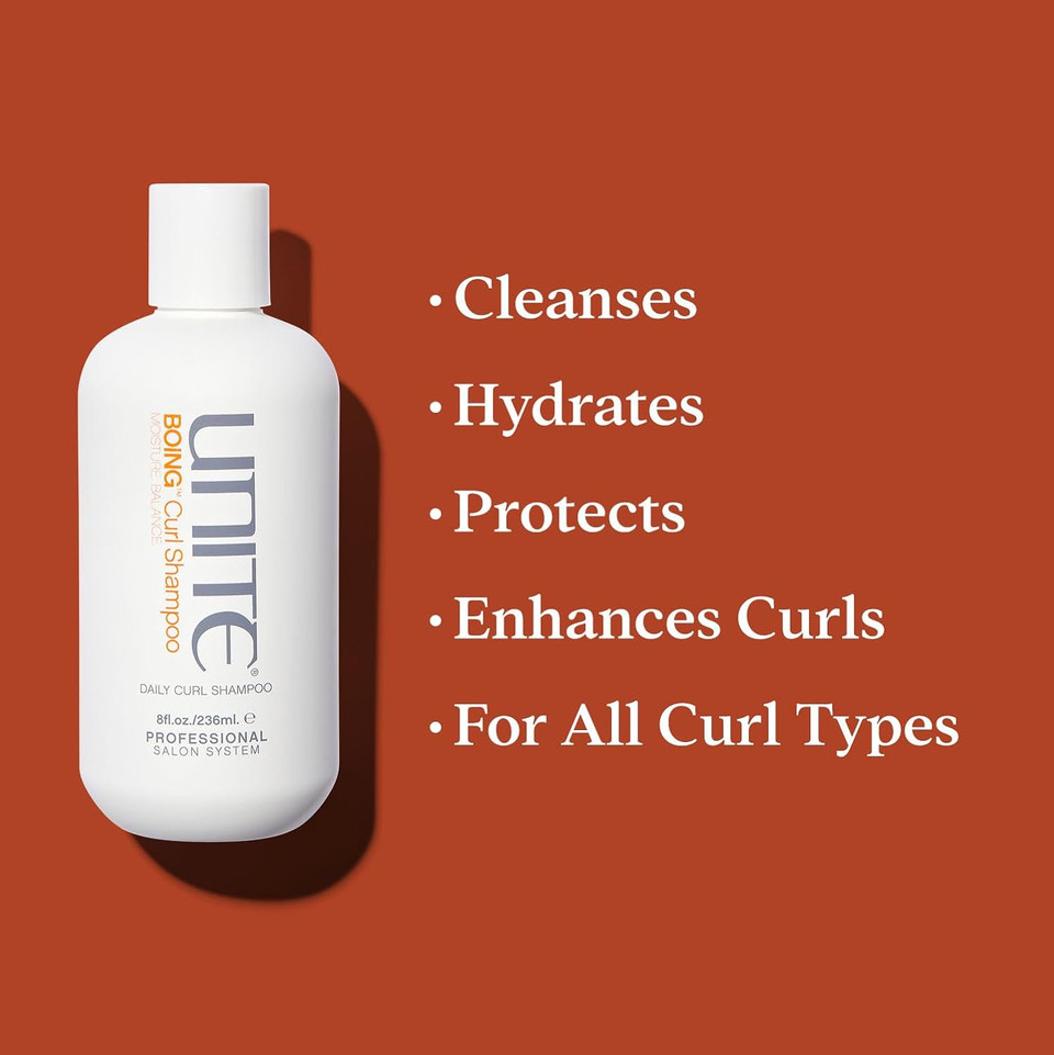 Unite Boing Curl Shampoo For Unisex 8 oz Shampoo