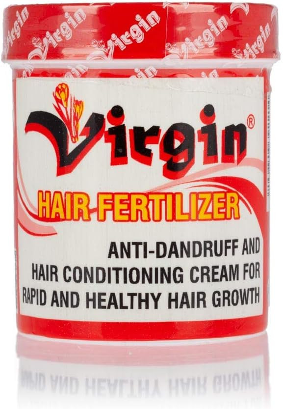 Virgin Hair Fertilizer Jar 200g Anti Dandruff And Conditioning Cream For Rapid And Healthy Hair Growth
