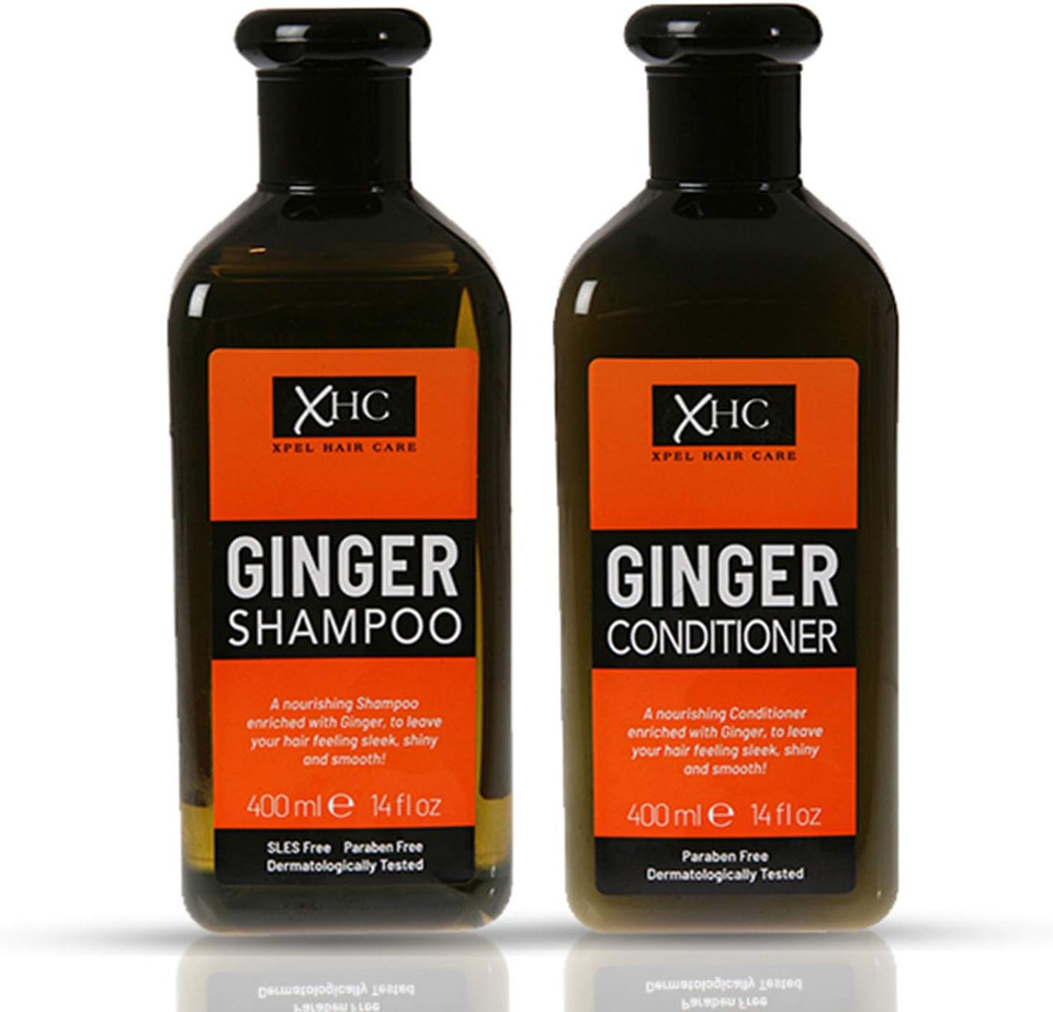XHC Xpel Hair Care Ginger Shampoo and Conditioner Combo, 400ml