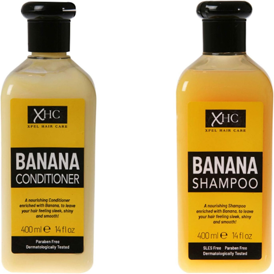 XHC Xpel Hair Care Banana Shampoo and Conditioner Combo, 400ml
