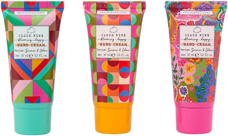 Heathcote & Ivory Love Revival-Band of Hand Creams 3 x 30ml - Nourishing Hand Cream Trio for Silky Soft Hands