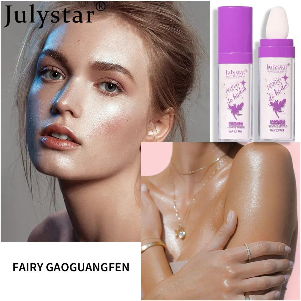 Julystar Body Glitter high-Gloss Powder to Brighten The Whole Body high-Gloss Powder Repair Powder Natural Stereo Repair Makeup (02#) Julystar Body Glitter high-Gloss Powder to Brighten The Whole Body high-Gloss Powder Repair Powder Natural Stereo Repair Makeup (02#)