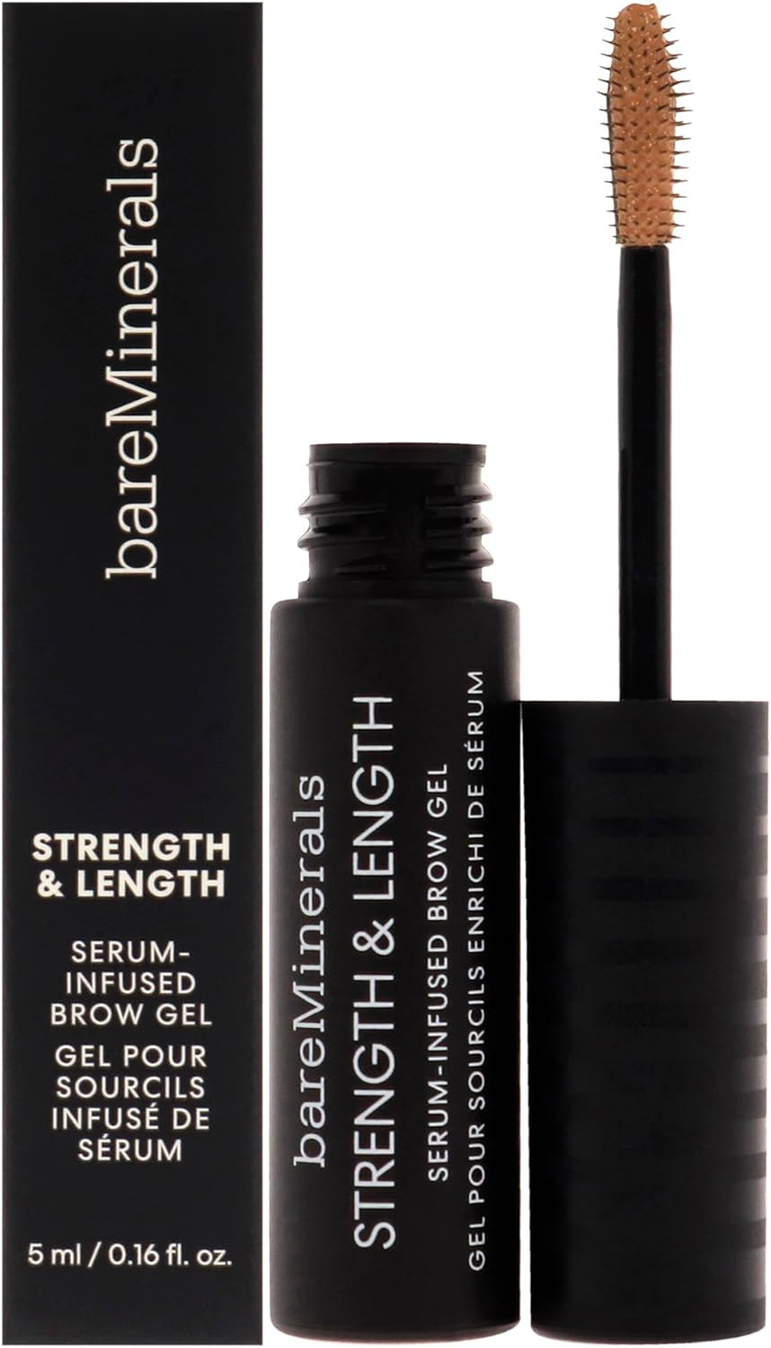 bareMinerals Strength & Length Serum-Infused Brow Gel - Honey 0.16oz