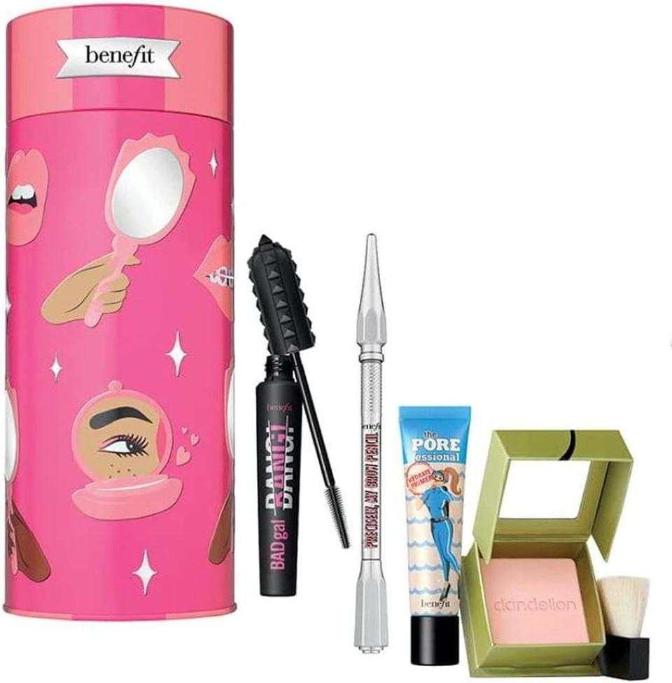 Benefit Talk Beauty to Me Mascara, Brow, Blush & Primer Gift Set Benefit Talk Beauty to Me Mascara, Brow, Blush & Primer Gift Set
