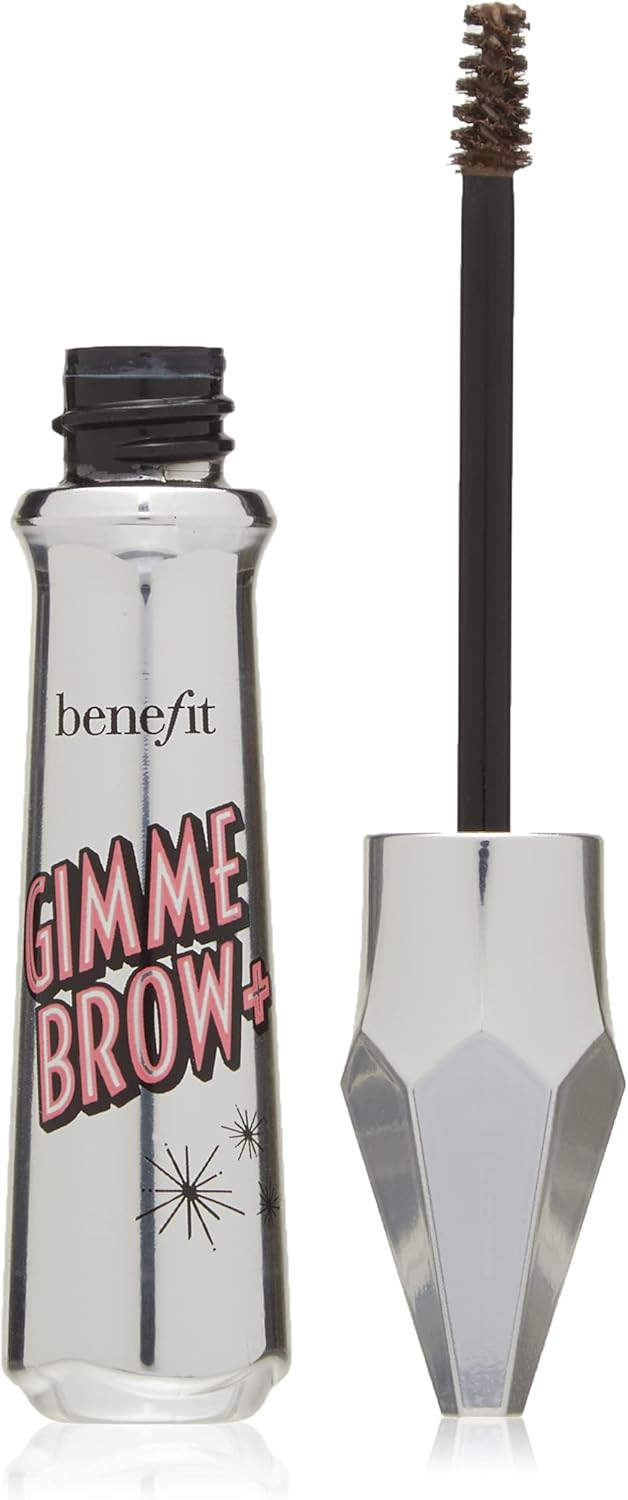 Benefit Gimme Brow+ Volumizing Fiber Gel, #3 Medium Neutral Light Brown, 0.05 Fl Oz