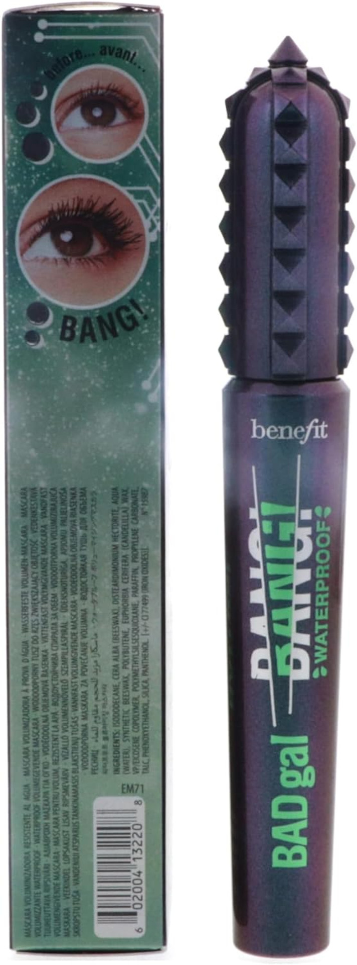 Benefit BADgal BANG! Waterproof Mascara 8.5 g Net wt. 0.3 oz. Shade: Intense Pitch Black