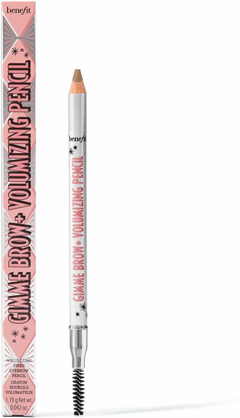Benefit Gimme Brow+ Volumizing fiber eyebrow Pencil 1.19g (06 - Cool soft black)