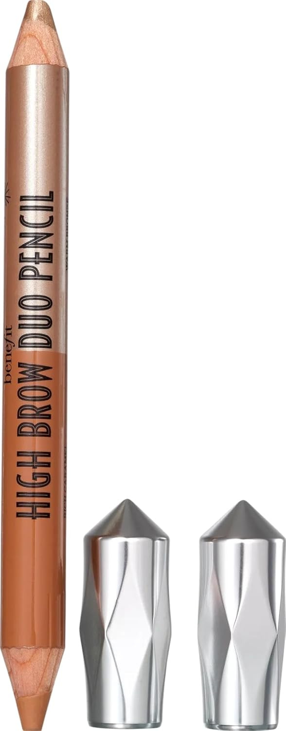 Benefit High Brow Duo Pencil - Rich Caramel (matte end) and Warm Bronze (shimmer end) - For Deep Skin Tones