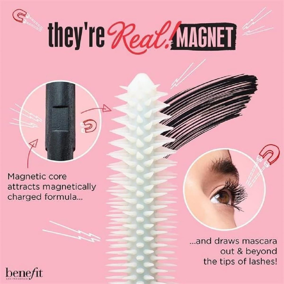 Benefit Theyre Real! Magnet Full-size & Mini powerful lifting & lengthening mascara FESTIVE EDITION