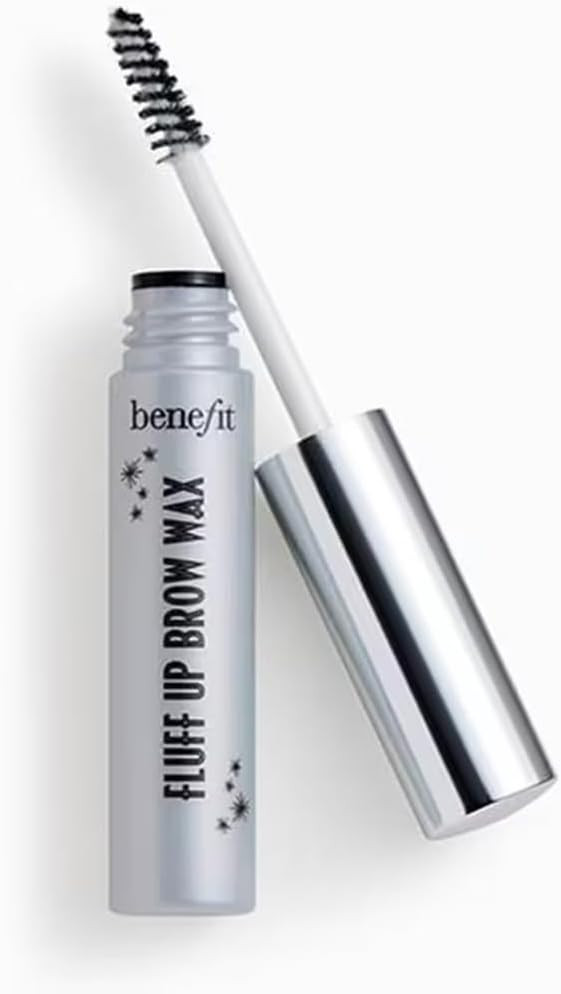 Benefit Bundle including SAMPLE-SIZE Porefessional Makeup Setting Spray, Fluff Up Brow Wax, They're Real! Mascara