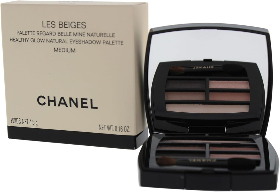 Les Beiges Healthy Glow Natural Eyeshadow Palette - Medium by Chanel for Women - 0.16 oz Eye Shadow