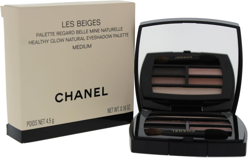 Les Beiges Healthy Glow Natural Eyeshadow Palette - Medium by Chanel for Women - 0.16 oz Eye Shadow