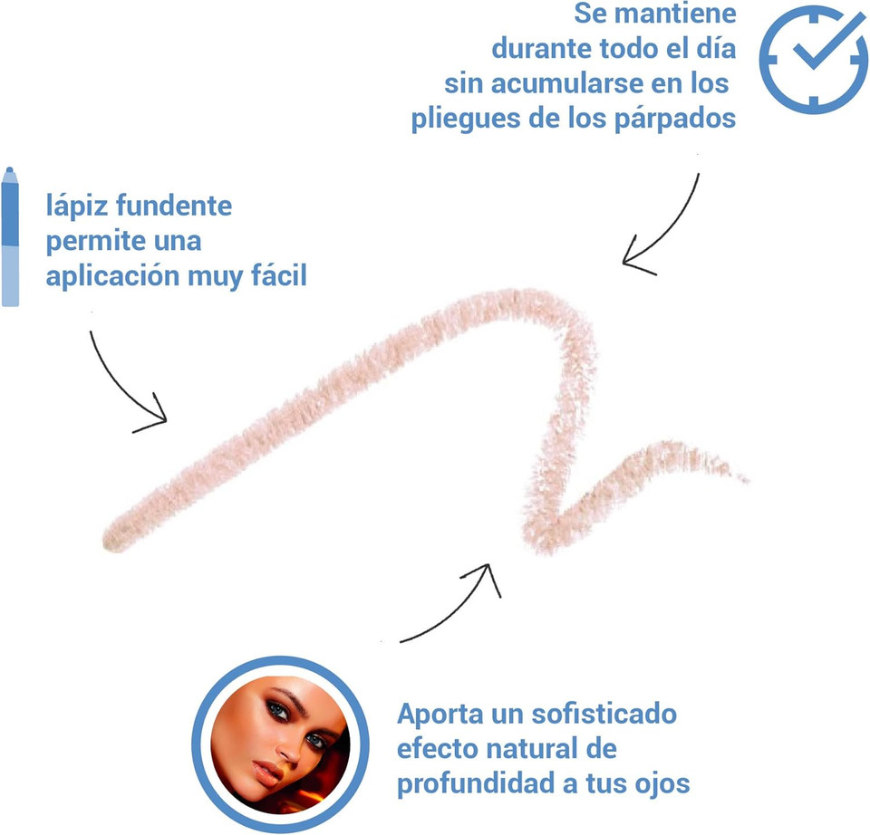 Eye Care Cosmetics Jumbo Waterproof Eyeshadow, Petal 3.25 g