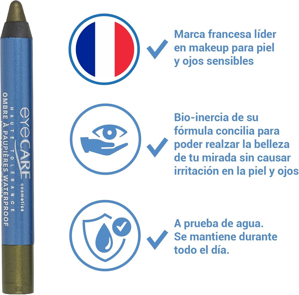 Eye Care Cosmetics Jumbo Waterproof Eyeshadow, Moss 3.25 g