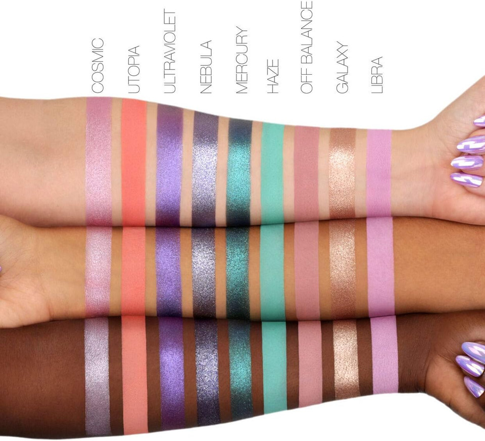 HUDABEAUTY Mercury Retrograde Eyeshadow Palette, taupe