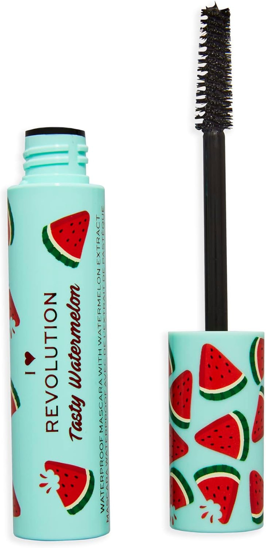 I Heart Revolution Tasty Watermelon Waterproof Mascara, Ultra-Thin Pen Design, Ultimate Volume, Black I Heart Revolution Tasty Watermelon Waterproof Mascara, Ultra-Thin Pen Design, Ultimate Volume, Black
