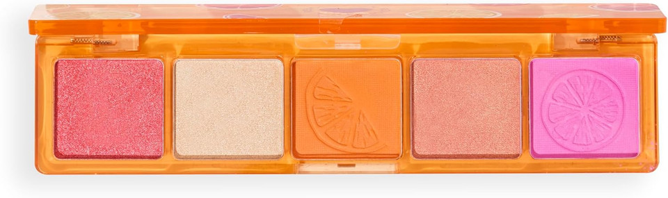 I Heart Revolution Zesty Zing Mini Match Palette, Eyeshadow Makeup, 5 Shimmer & Matte Shades, Vegan & Cruelty-Free, 1.1 g I Heart Revolution Zesty Zing Mini Match Palette, Eyeshadow Makeup, 5 Shimmer & Matte Shades, Vegan & Cruelty-Free, 1.1 g