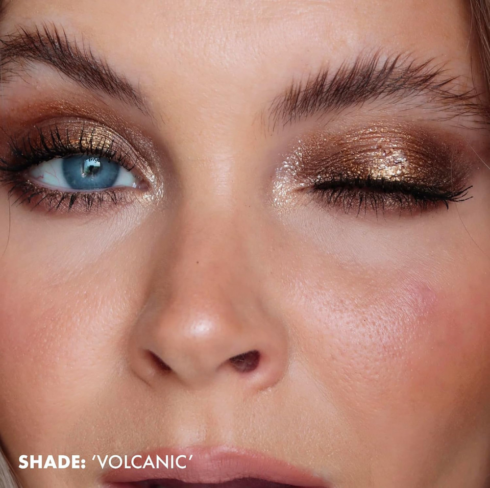 ICONIC LONDON Glaze Crayon 2-in-1 One-Stroke No Brush Required Eyeshadow | Super Glossy Finish & Ultra-Shimmering Glow | Easy to Use | Volcanic ICONIC LONDON Glaze Crayon 2-in-1 One-Stroke No Brush Required Eyeshadow | Super Glossy Finish & Ultra-Shimmering Glow | Easy to Use | Volcanic