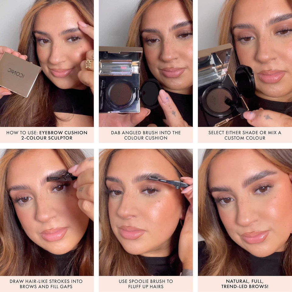 Iconic London | Eyebrow Cushion 2 Colour Sculpter, Blonde