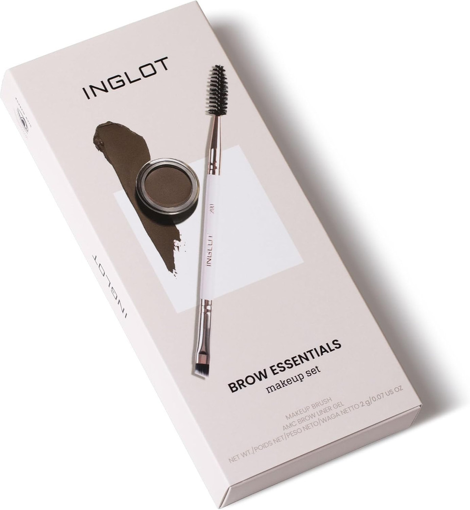 INGLOT Cosmetics Brow Kit 31T Angled Brush + Colour 16 Eyebrow Fixing Gel Vegan Formula INGLOT Cosmetics Brow Kit 31T Angled Brush + Colour 16 Eyebrow Fixing Gel Vegan Formula