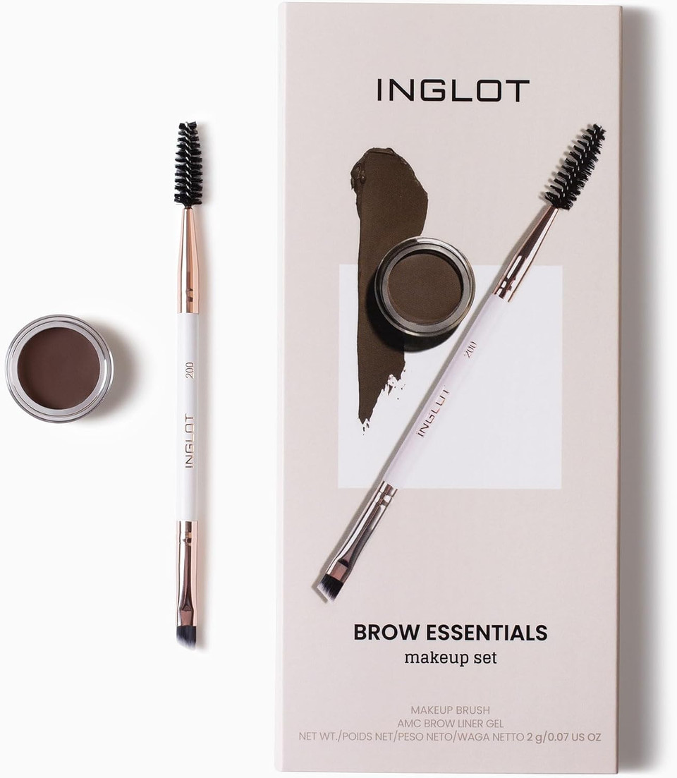 INGLOT Cosmetics Brow Kit 31T Angled Brush + Colour 16 Eyebrow Fixing Gel Vegan Formula INGLOT Cosmetics Brow Kit 31T Angled Brush + Colour 16 Eyebrow Fixing Gel Vegan Formula